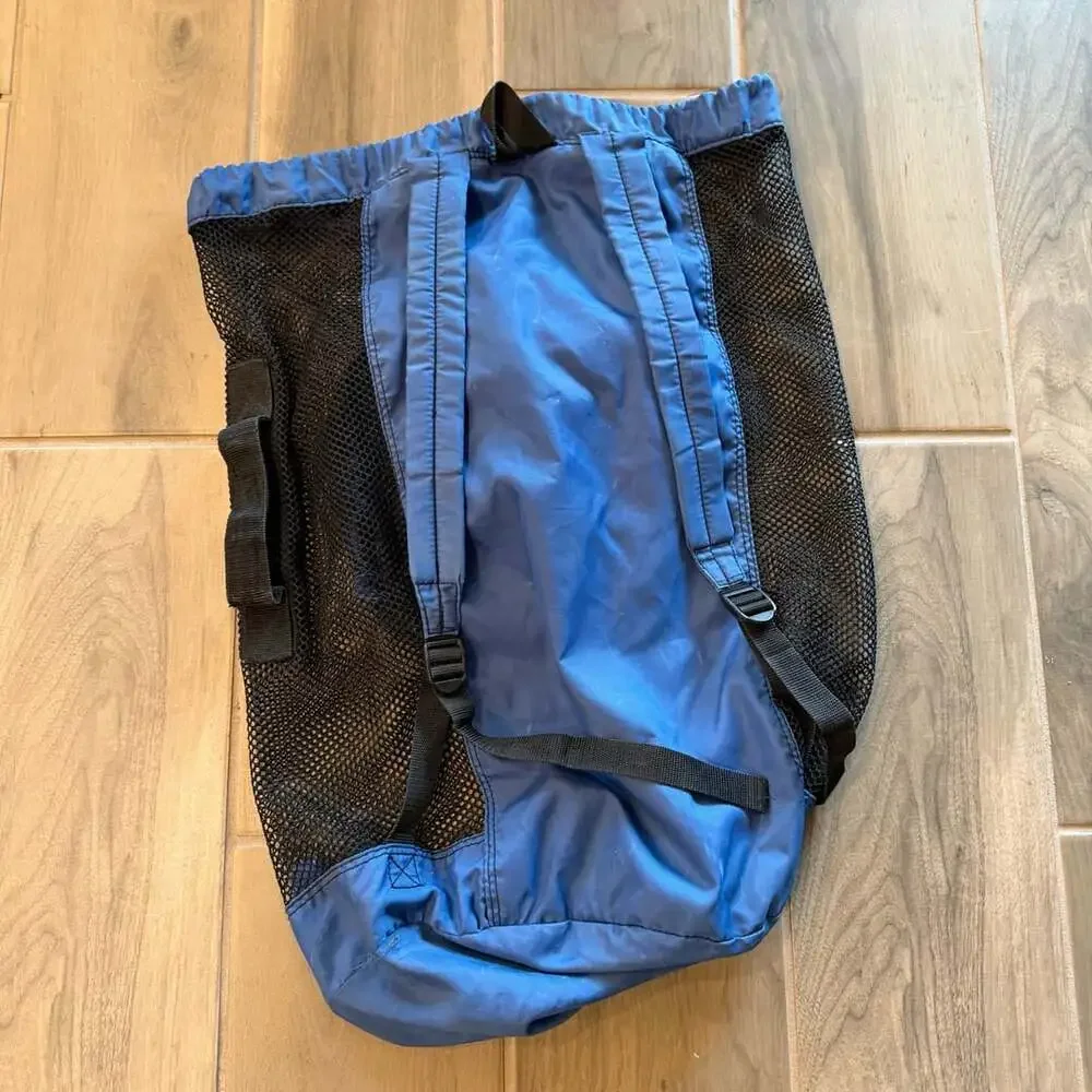 Large Body Glove Mesh Backpack Blue Black Great for Diving Wetsuit Gear
